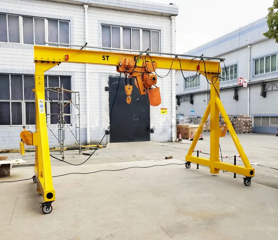 Portable Simple Mobile Gantry Crane image 6