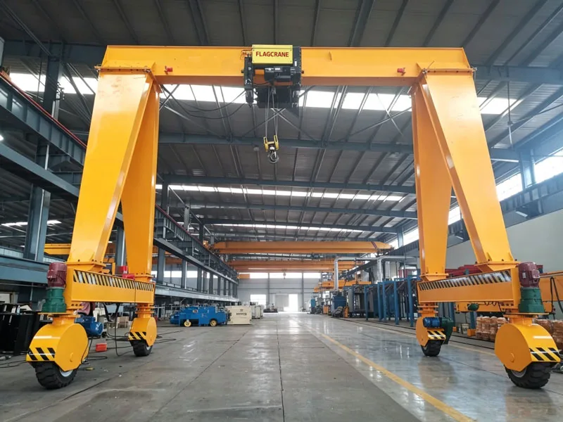 ‌RMH Type Single-Beam Tire Gantry Crane image 3