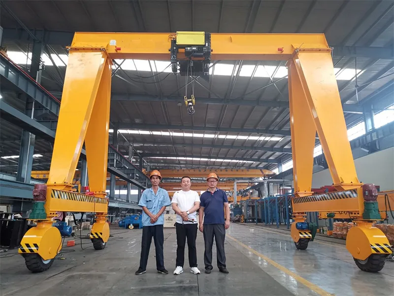 ‌RMH Type Single-Beam Tire Gantry Crane image 5